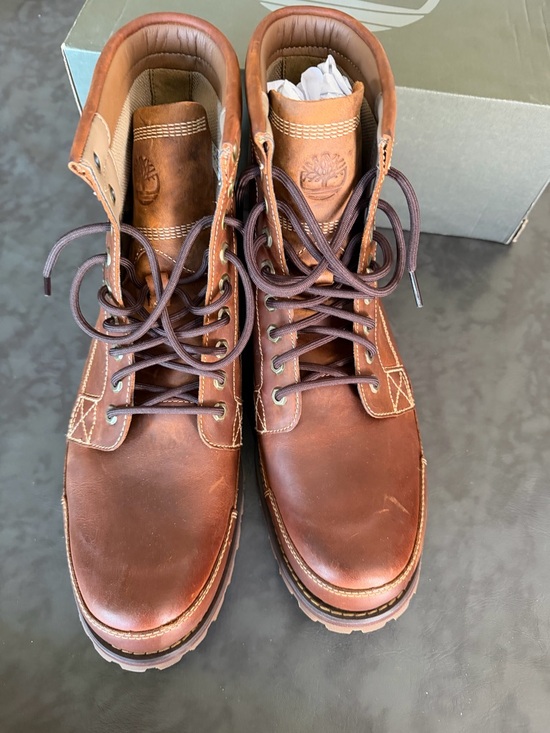 Timberland Originals 6-Inch Boot Medium Brown Nubuck TB015551 NIB Size 12 main image 5